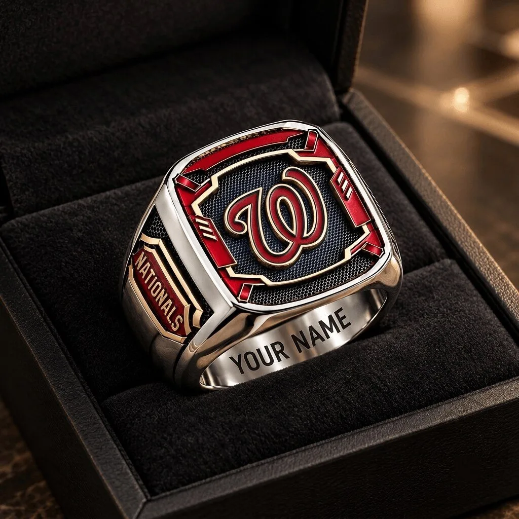 Washington Nationals Major League Baseball Championship Fan Ring