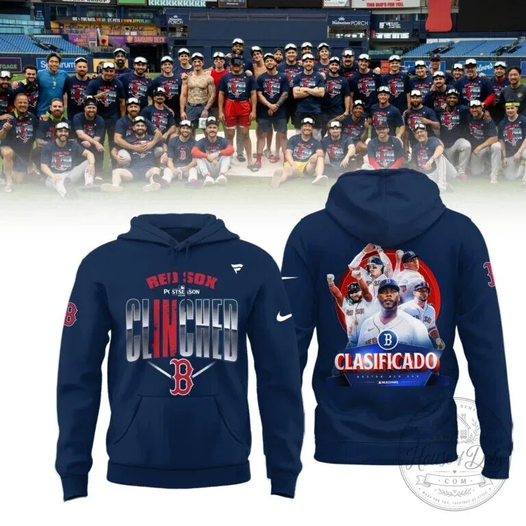 2026 Postseason Fan Hoodie for Boston Red Sox Baseball Team