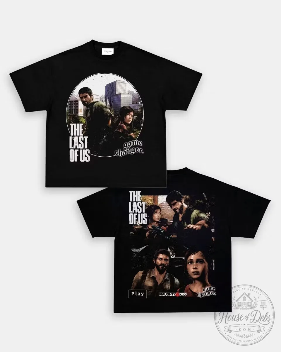 The Last of Us Game Changer Video Game Black Graphic T-Shirt 1 The Last of Us Game Changer Video Game Black Graphic T-Shirt