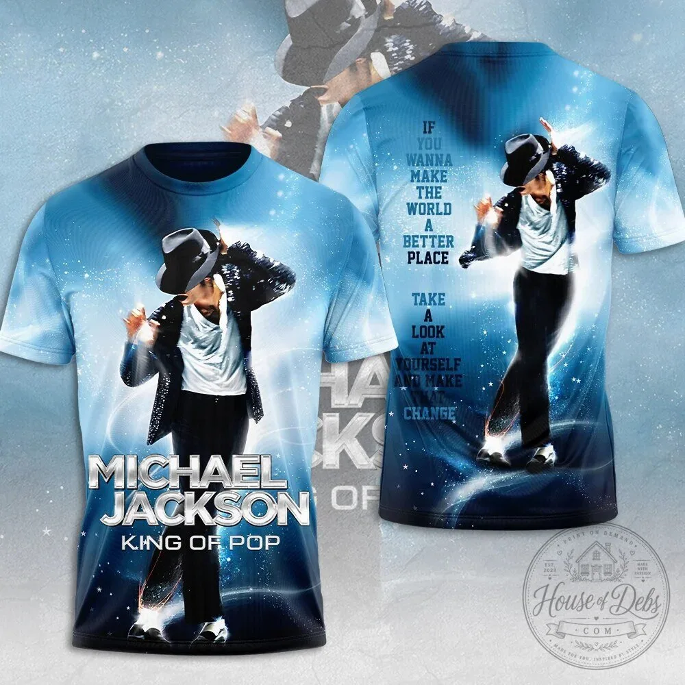 Michael Jackson King of Pop Smooth Criminal Quote All Over Print T-Shirt 5 Michael Jackson King of Pop Smooth Criminal Quote All Over Print T-Shirt