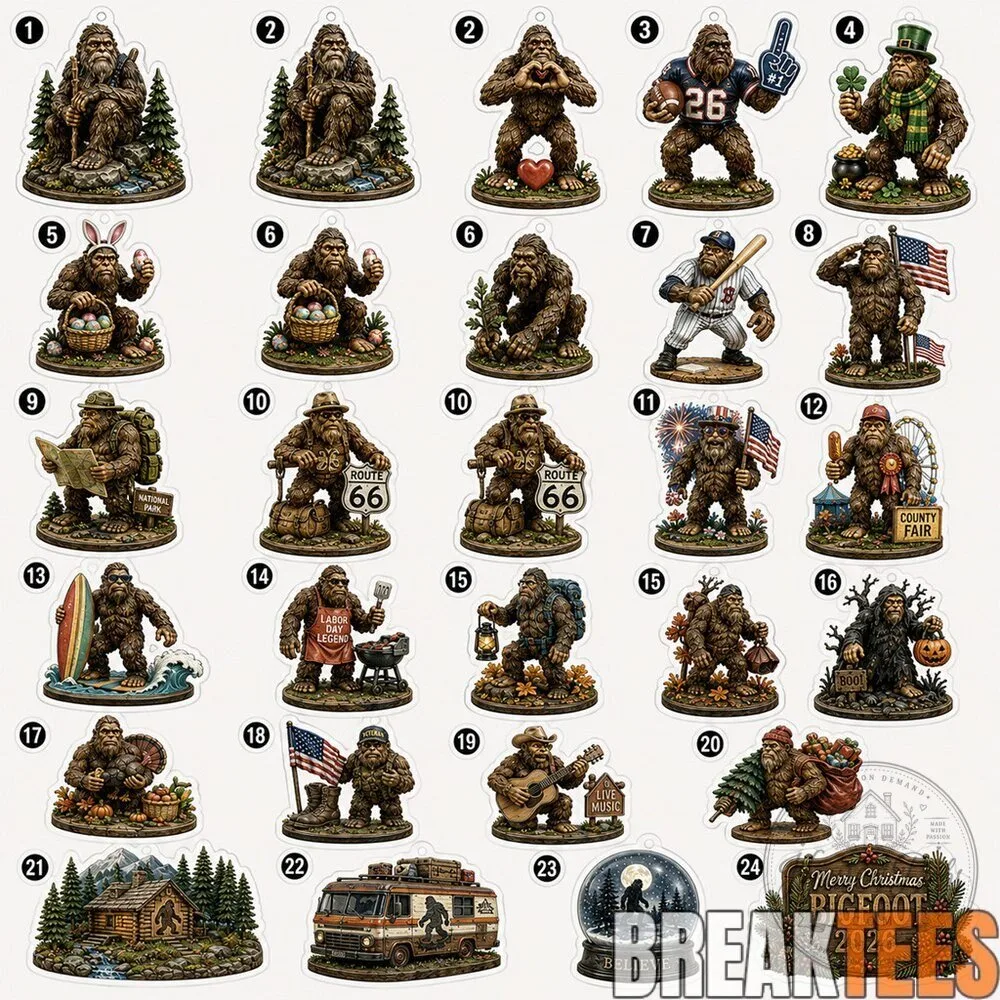Bigfoot American Legends Advent Calendar 2026 for Sasquatch Fans