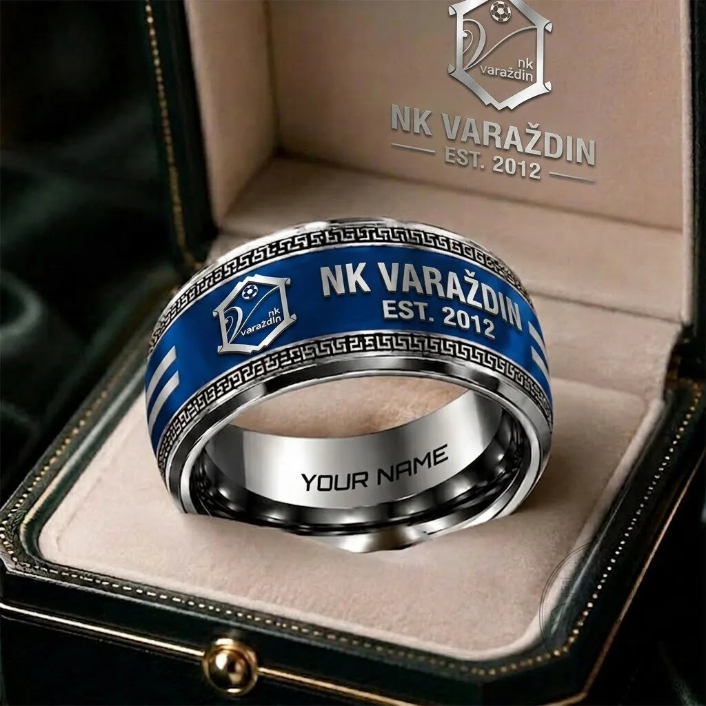 NK Varaždin Croatian Football League Personalized Ring
