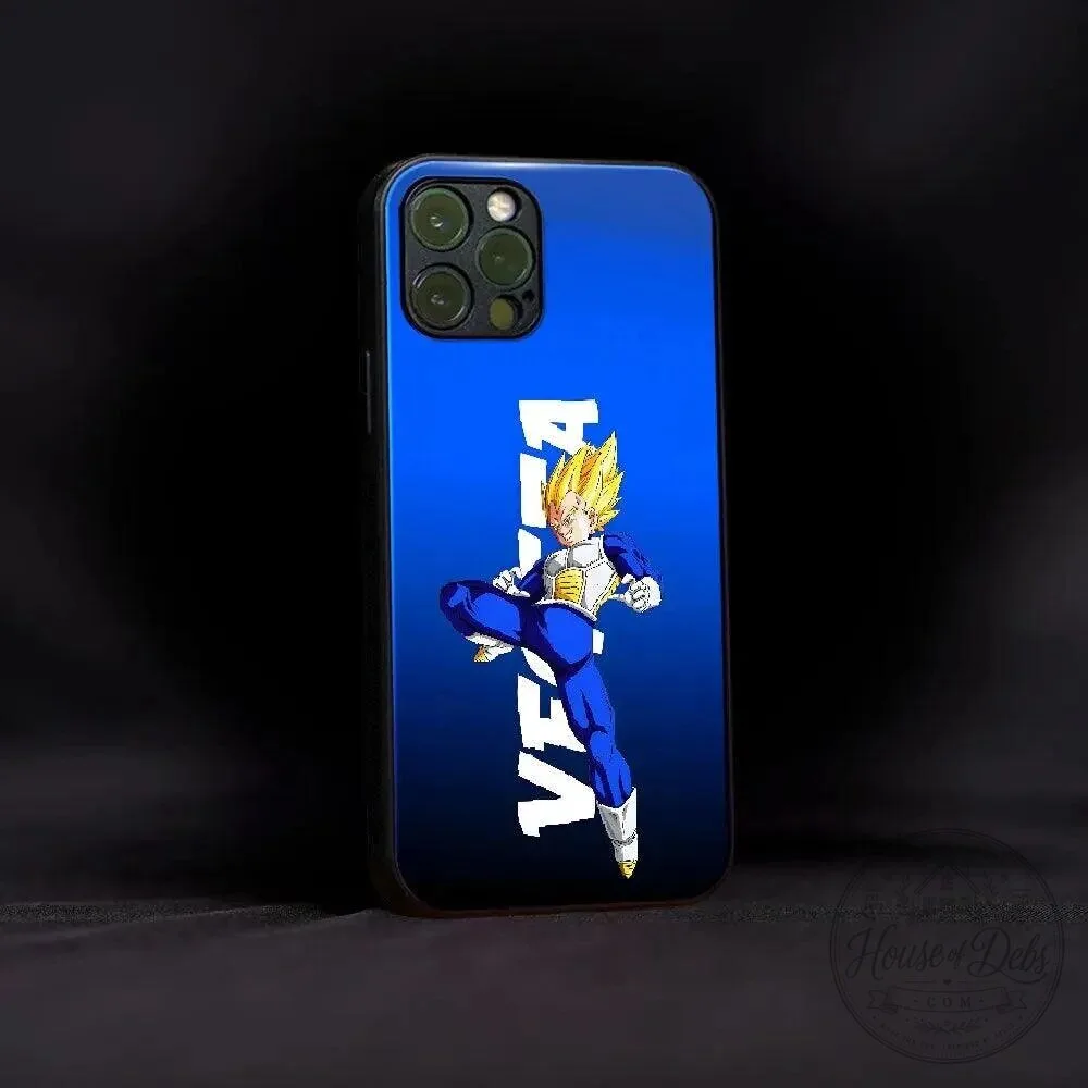 Dragon Ball Z Vegeta Super Saiyan Blue Gradient Phone Case
