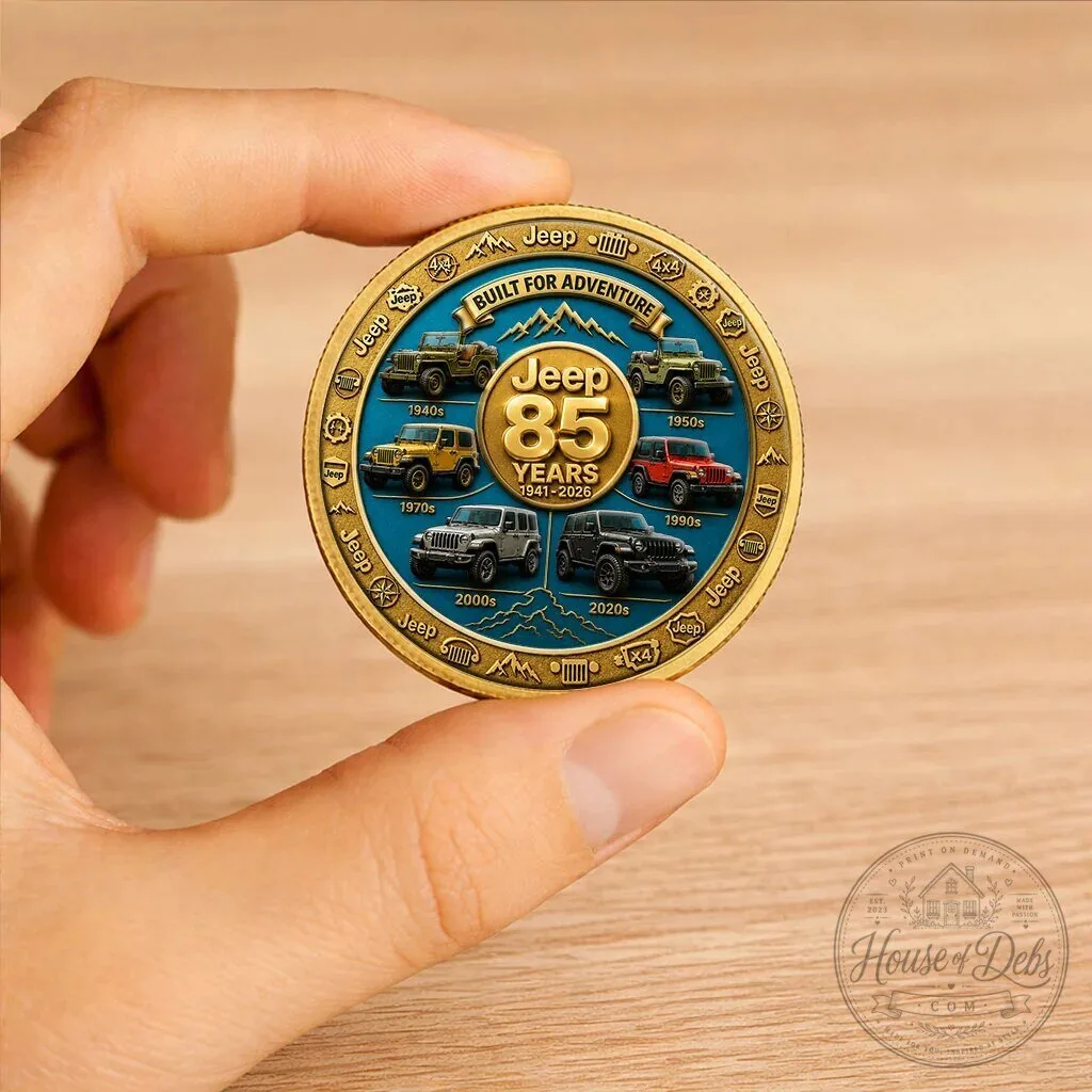 Jeep 85th Anniversary Evolution Commemorative Coin Built for Adventure 11 Jeep 85th Anniversary Evolution Commemorative Coin Built for Adventure