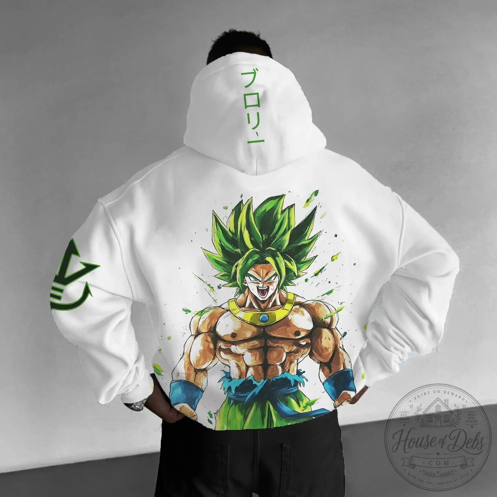 Dragon Ball Super Broly Legendary Super Saiyan Anime Art Hoodie