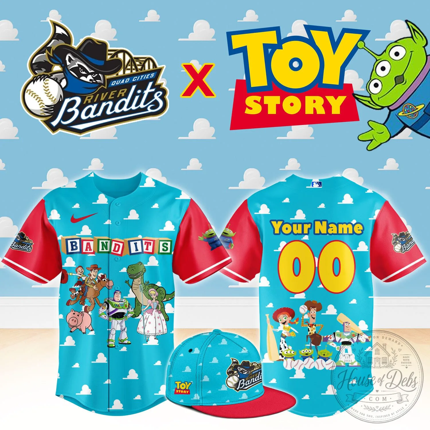 .QCR.Bandits Toy Story Night Game Limited Jersey NN