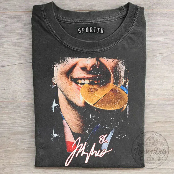 Champion Graphic T-Shirt featuring Jack Hughes, USA Hockey Star