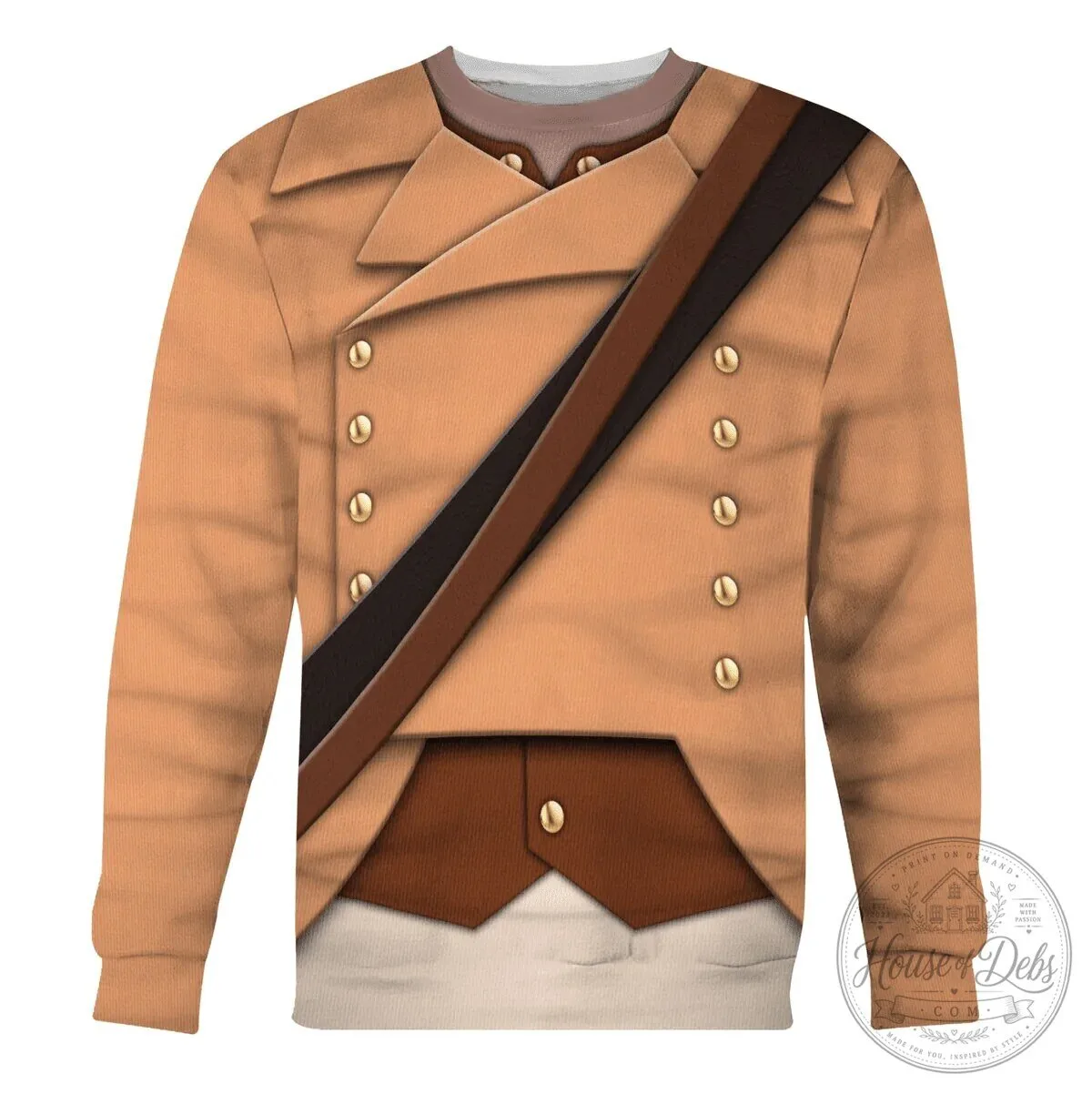 Colonial Militia 1776 Uniform All Over Print Hoodie Sweatshirt 20 Colonial Militia 1776 Uniform All Over Print Hoodie Sweatshirt