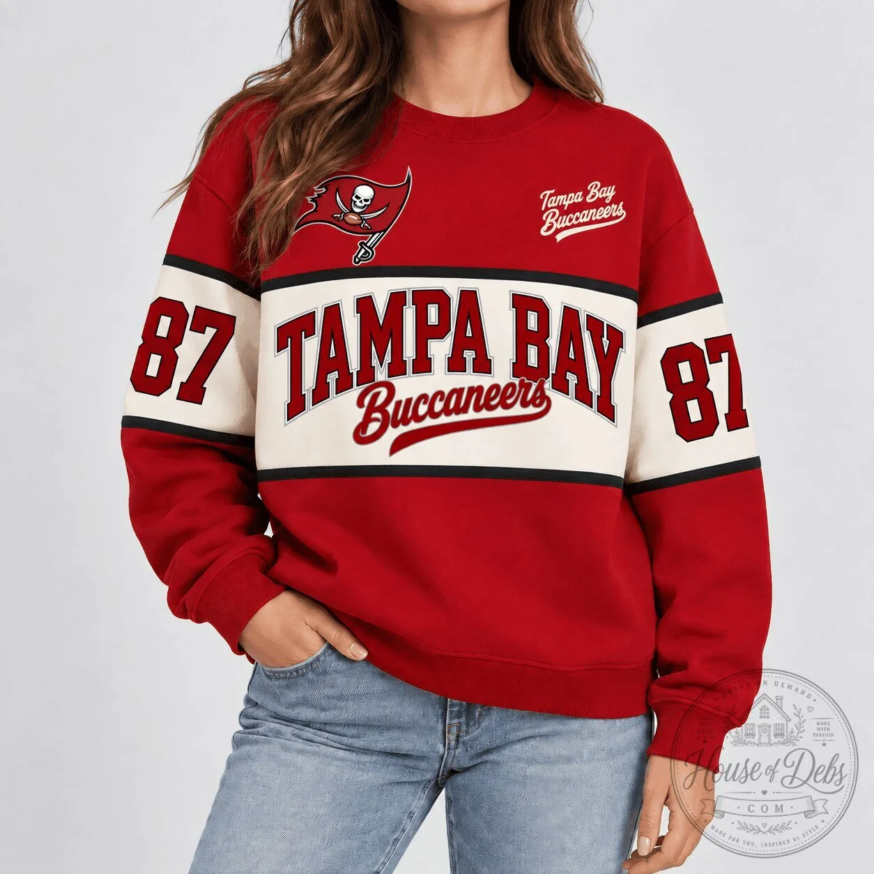 Tampa Bay Buccaneers National Football League Retro Varsity Sweatshirt