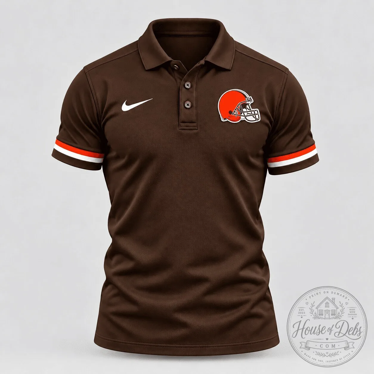 Cleveland Browns National Football League Gridiron Legacy Men's Performance Polo Shirt