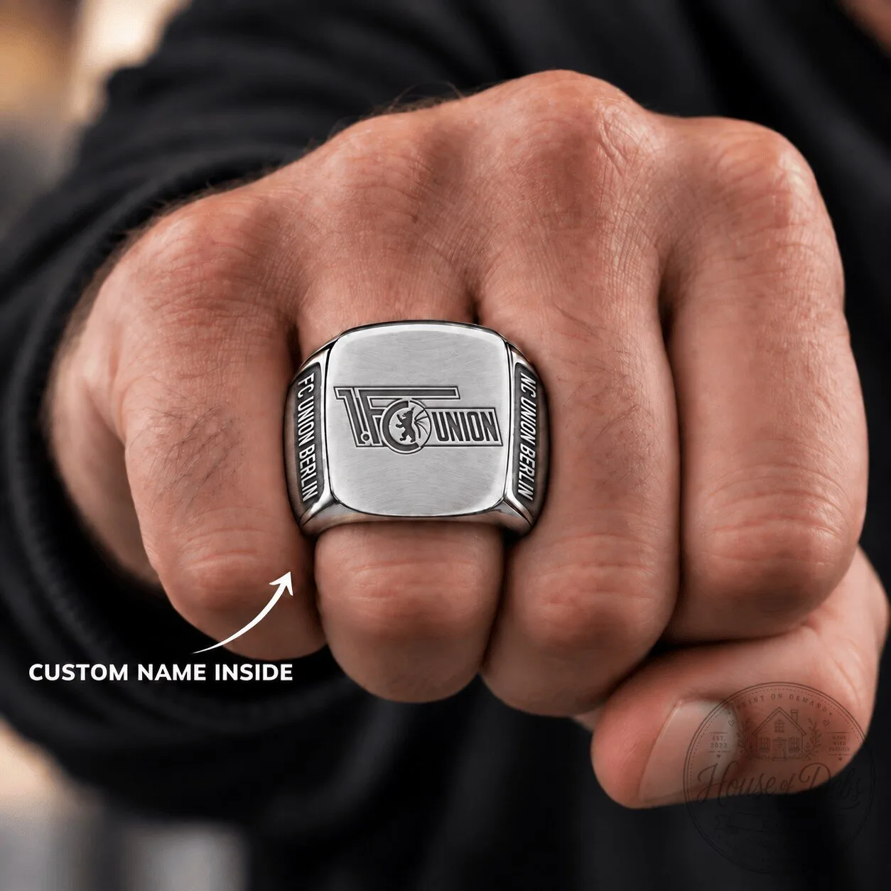 Union Berlin Football Club Bundesliga Championship Ring Custom Engraved Name