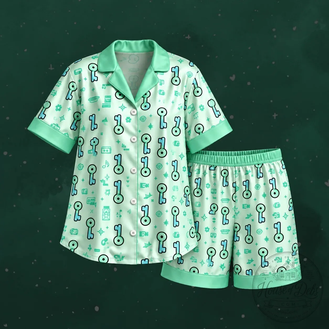 Ethereal Animal Key Club Lara Symbol Pajama Set