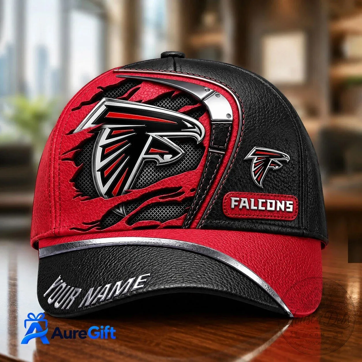 Atlanta Falcons Personalized Baseball Cap Hat
