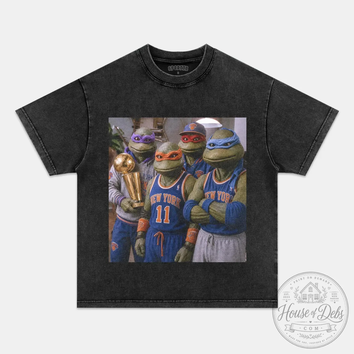 New York Knicks Teenage Mutant Ninja Turtles T-Shirt