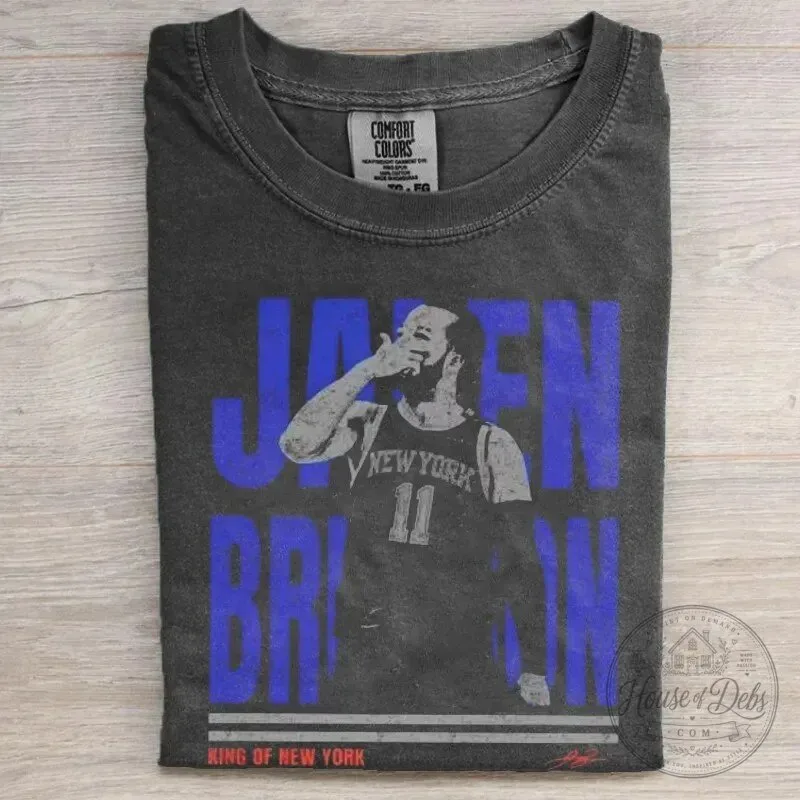Jalen Brunson New York Knicks Basketball King of New York T-Shirt