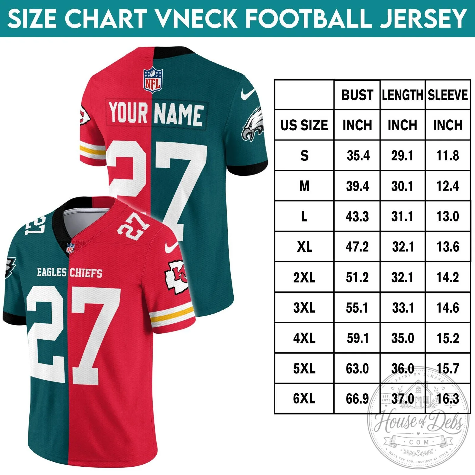 Eagles Football And Chiefs Super Bowl LVII Commemorative Jersey 11 Eagles Football And Chiefs Super Bowl LVII Commemorative Jersey