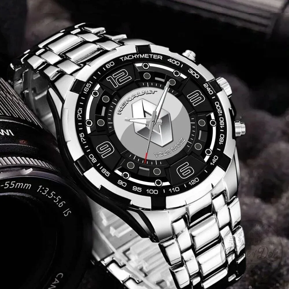 Renault Custom Name Elegant Fashion Design Watch for Men