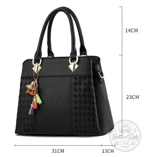 Custom Name Black Leather Handbag Purse with Fiat Car Logo for Women 25 Custom Name Black Leather Handbag Purse with Fiat Car Logo for Women