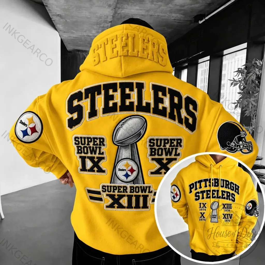 Hoodie for Pittsburgh Steelers Super Bowl Champions Football Team