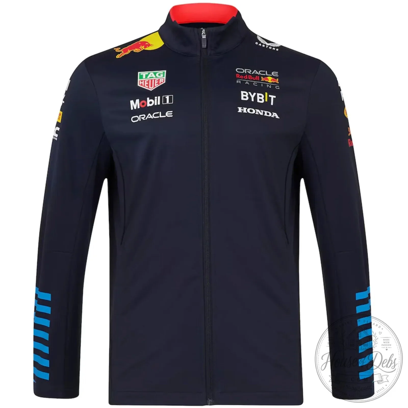Red Bull Racing Formula 1 Team 2024 Navy Blue Softshell Jacket