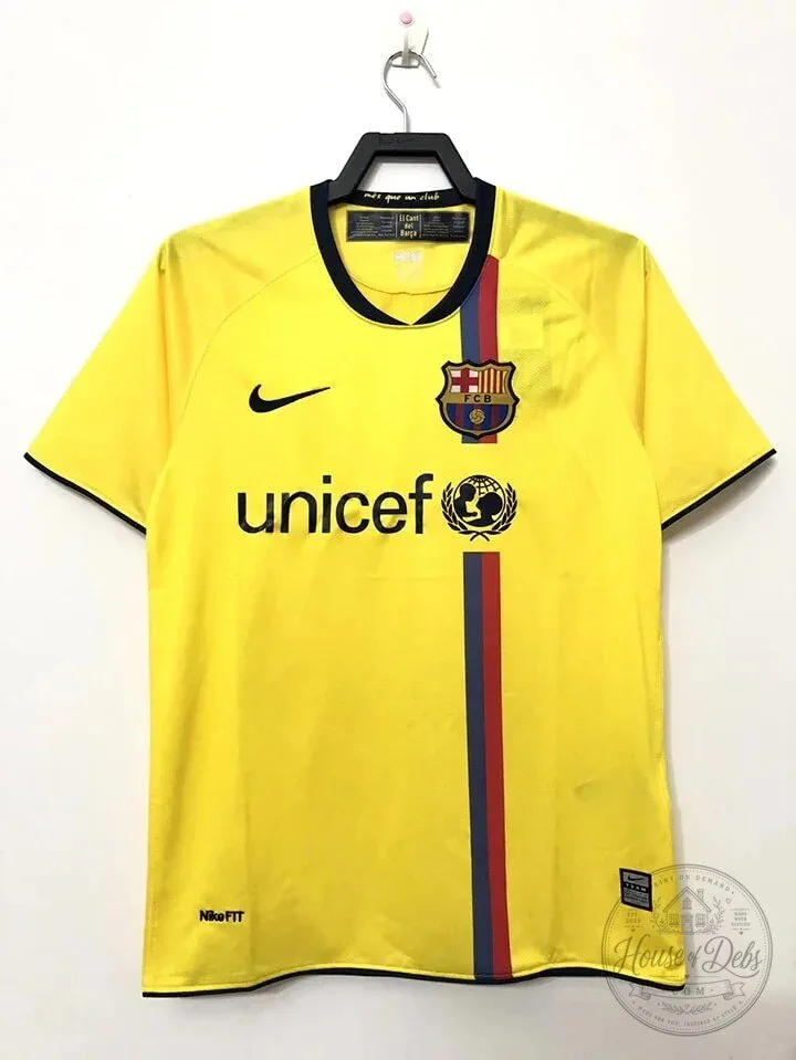 Barcelona 2008-2009 Away Retro Football Jersey