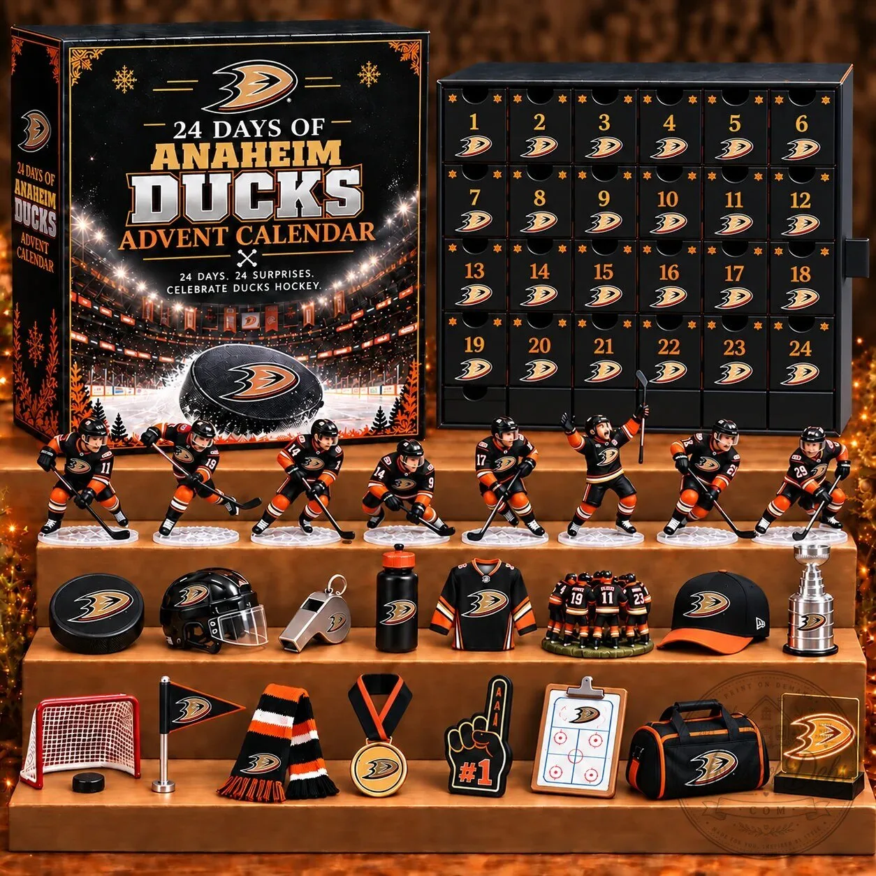 Anaheim Ducks 24 Days of Hockey Ice Advent Calendar 2D 1 Anaheim Ducks 24 Days of Hockey Ice Advent Calendar