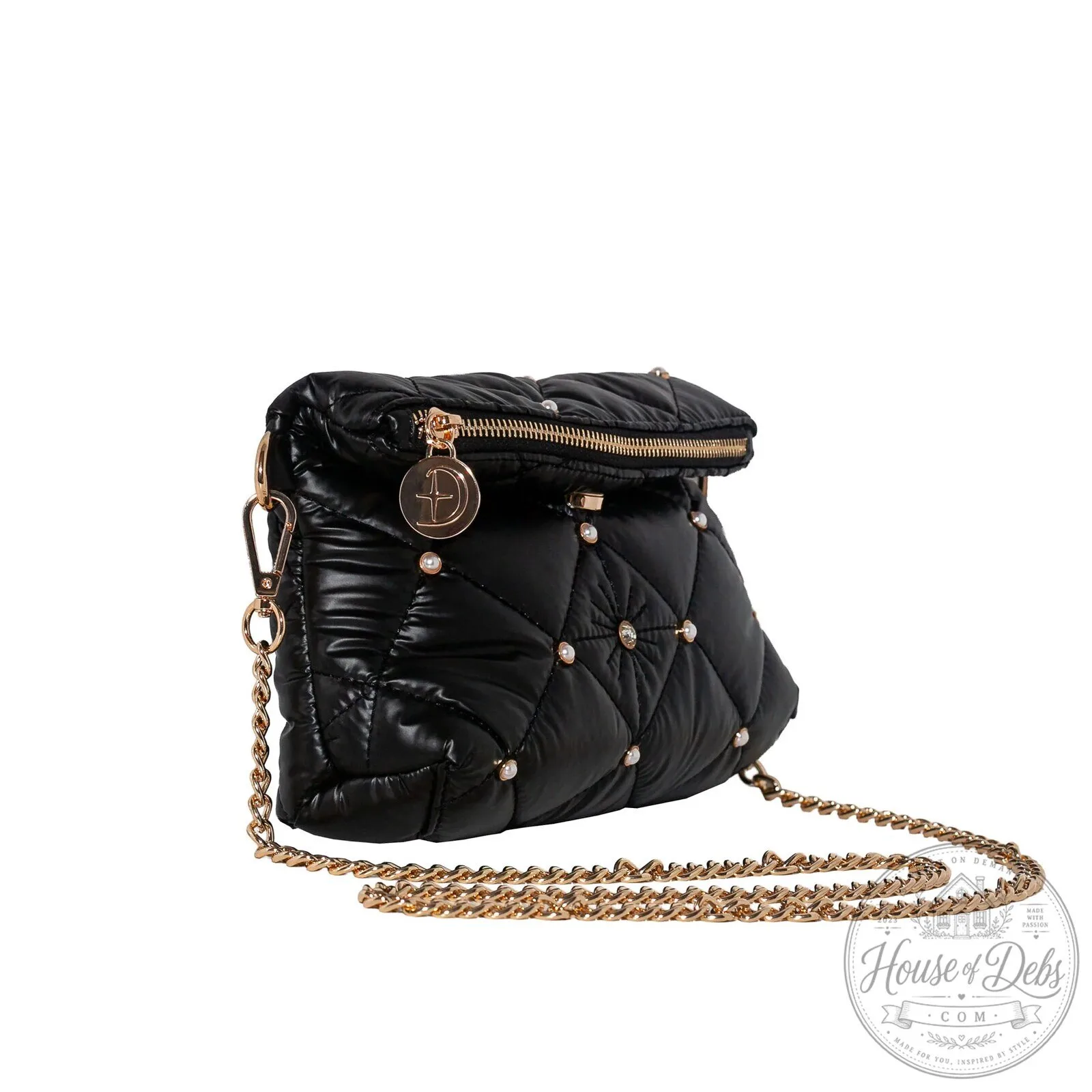 Diferdinando Weekend at the Lodge Quilted Black Clutch Crossbody Bag 9 Diferdinando Weekend at the Lodge Quilted Black Clutch Crossbody Bag