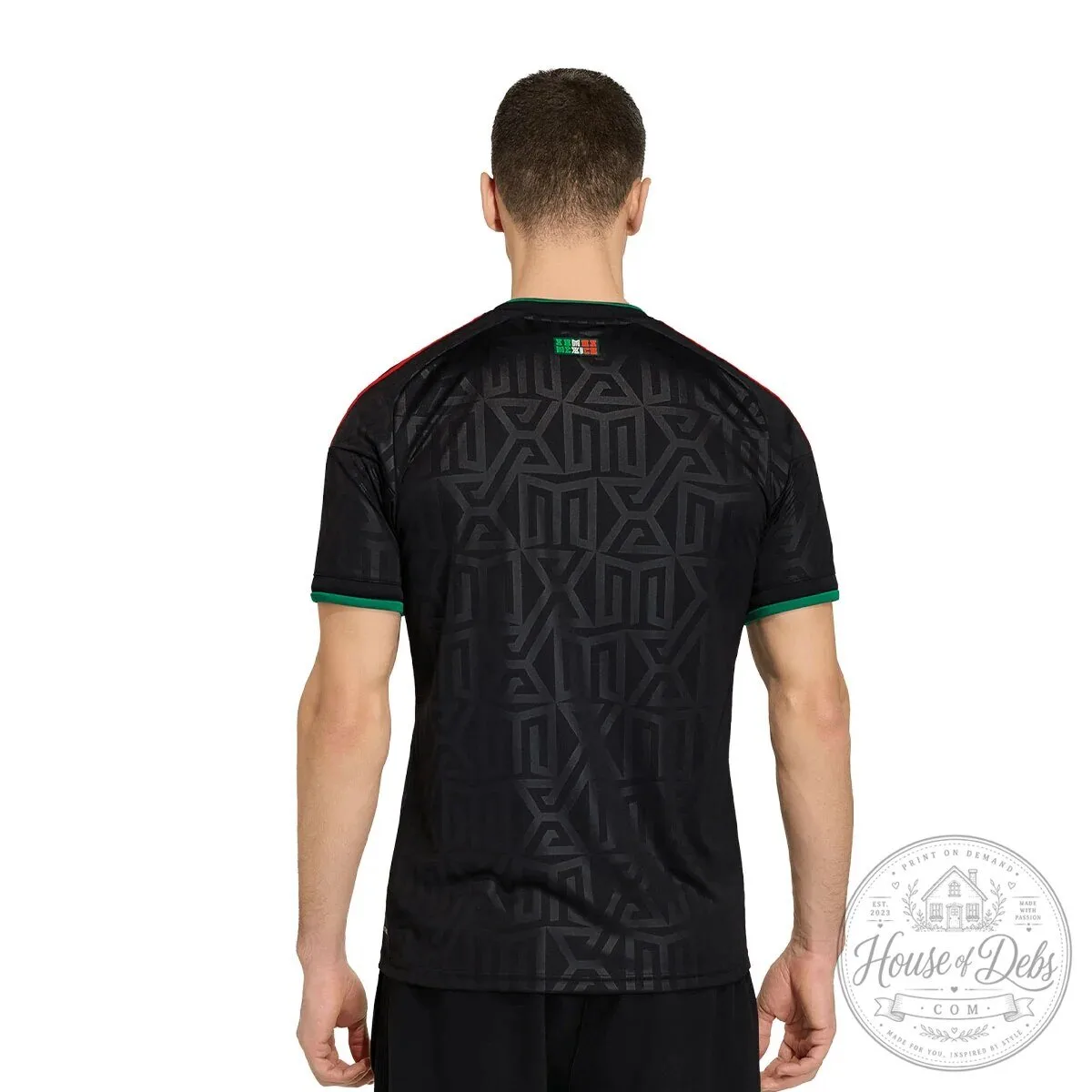 Mexico National Football Team Black Third Kit Soccer Jersey 12 Mexico National Football Team Black Third Kit Soccer Jersey