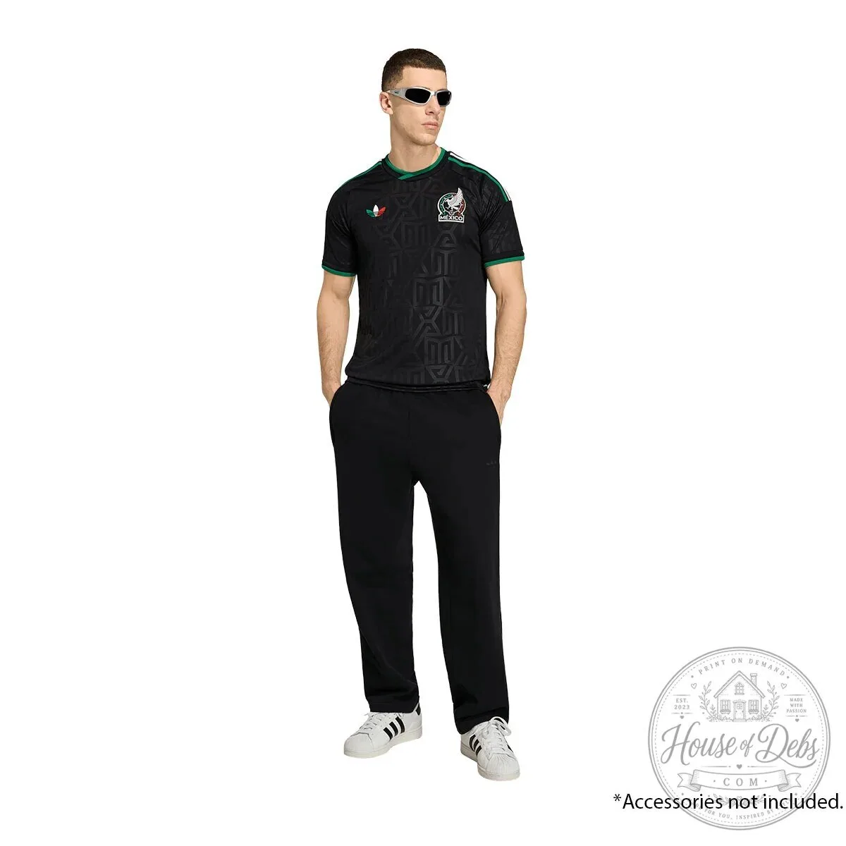 Mexico National Football Team Black Third Kit Soccer Jersey 15 Mexico National Football Team Black Third Kit Soccer Jersey