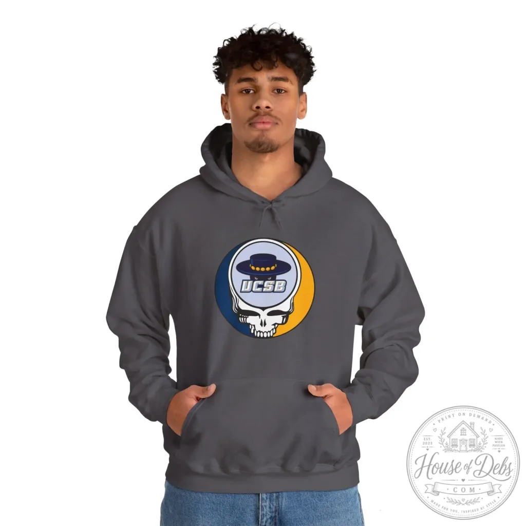 University of California Santa Barbara Grateful Dead Skull Logo Hoodie 43 University of California Santa Barbara Grateful Dead Skull Logo Hoodie