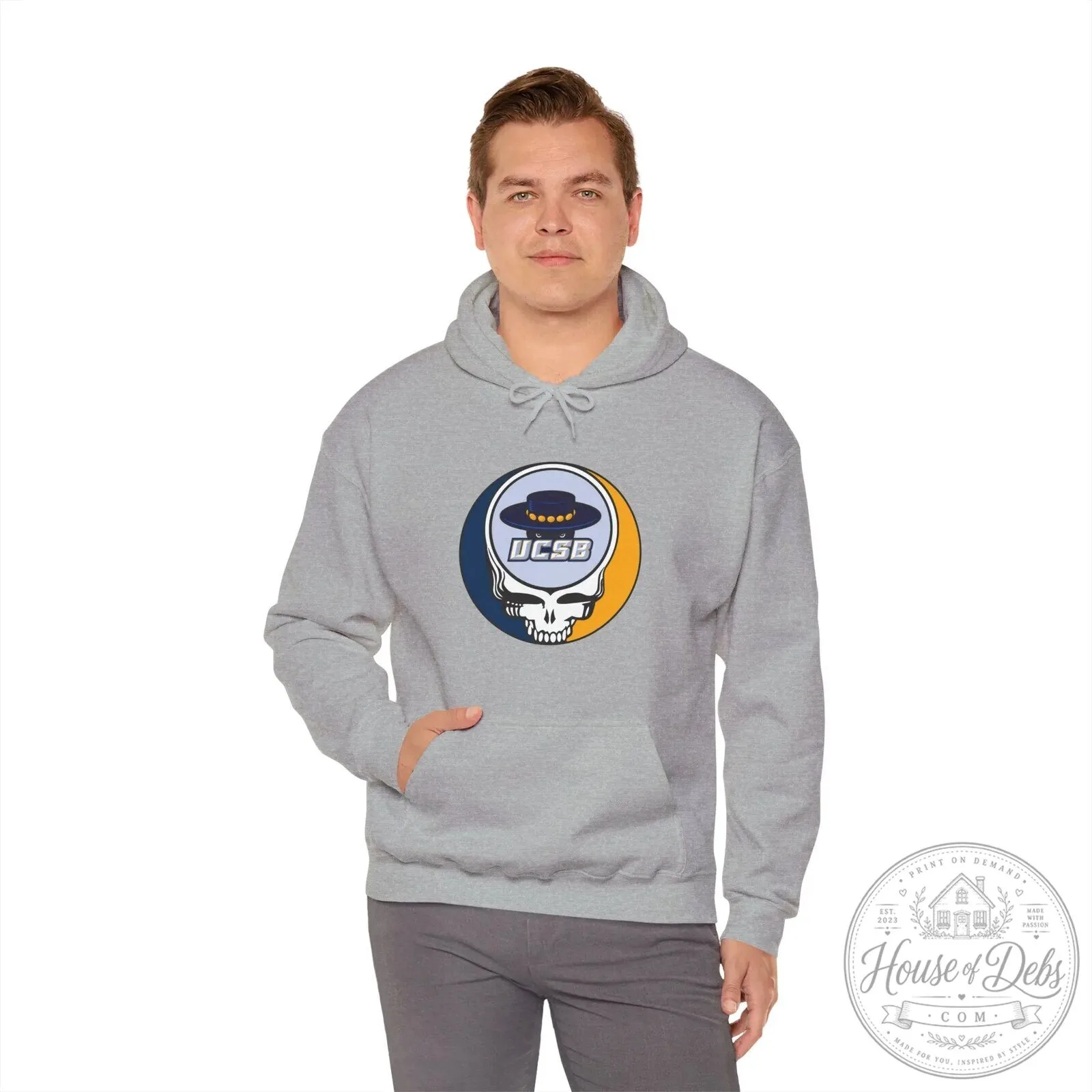 University of California Santa Barbara Grateful Dead Skull Logo Hoodie 19 University of California Santa Barbara Grateful Dead Skull Logo Hoodie
