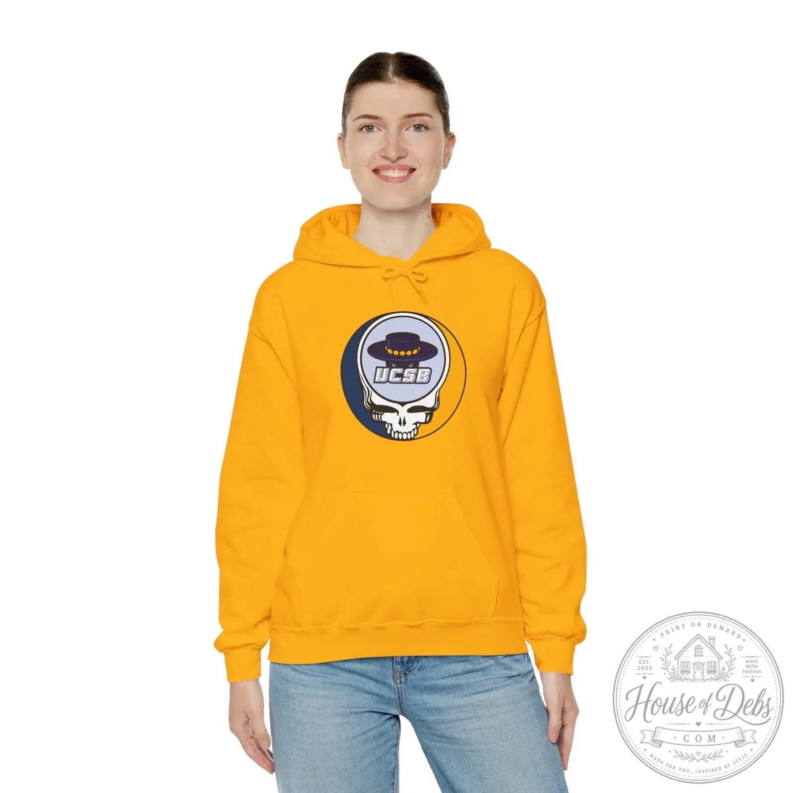 University of California Santa Barbara Grateful Dead Skull Logo Hoodie 20 University of California Santa Barbara Grateful Dead Skull Logo Hoodie
