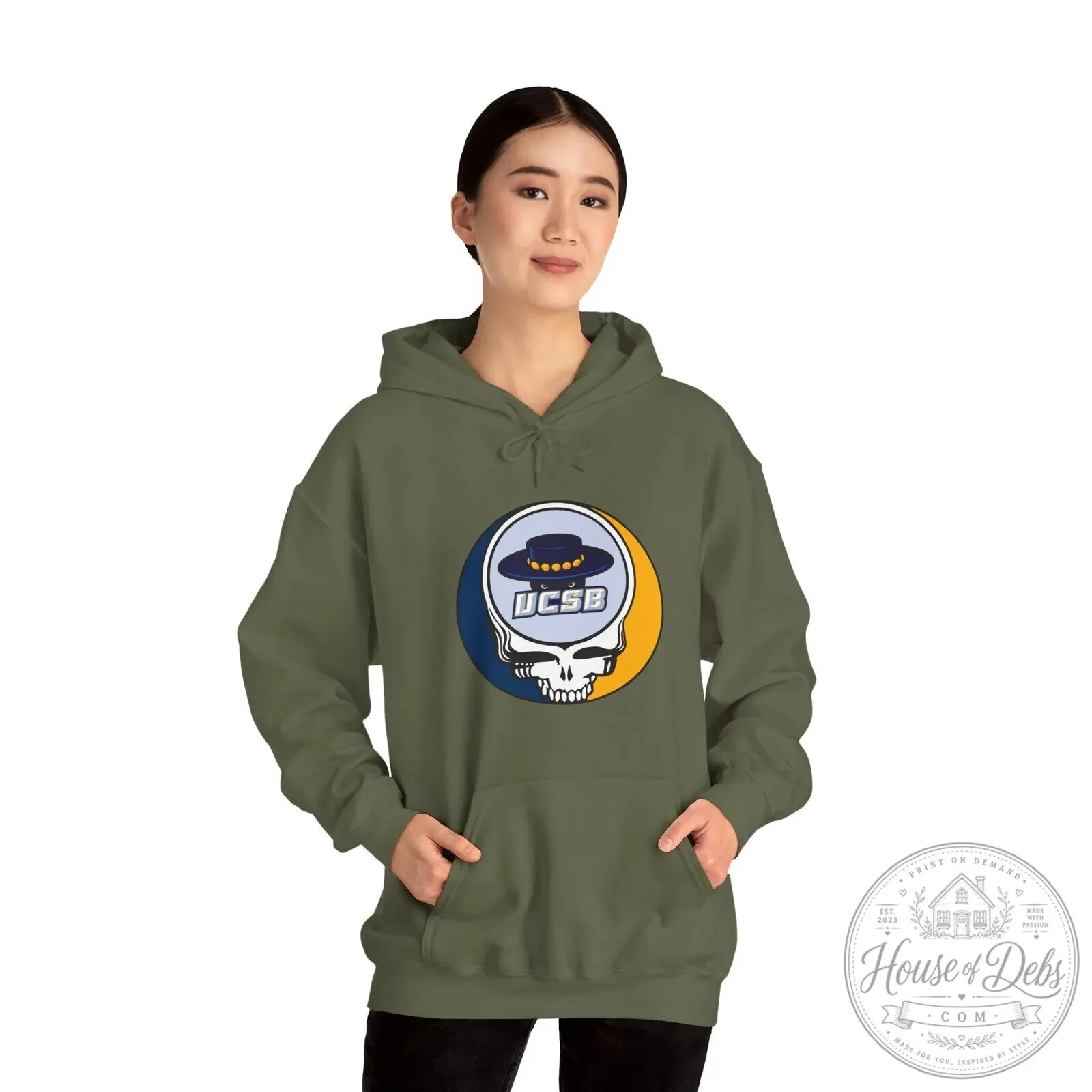 University of California Santa Barbara Grateful Dead Skull Logo Hoodie 21 University of California Santa Barbara Grateful Dead Skull Logo Hoodie