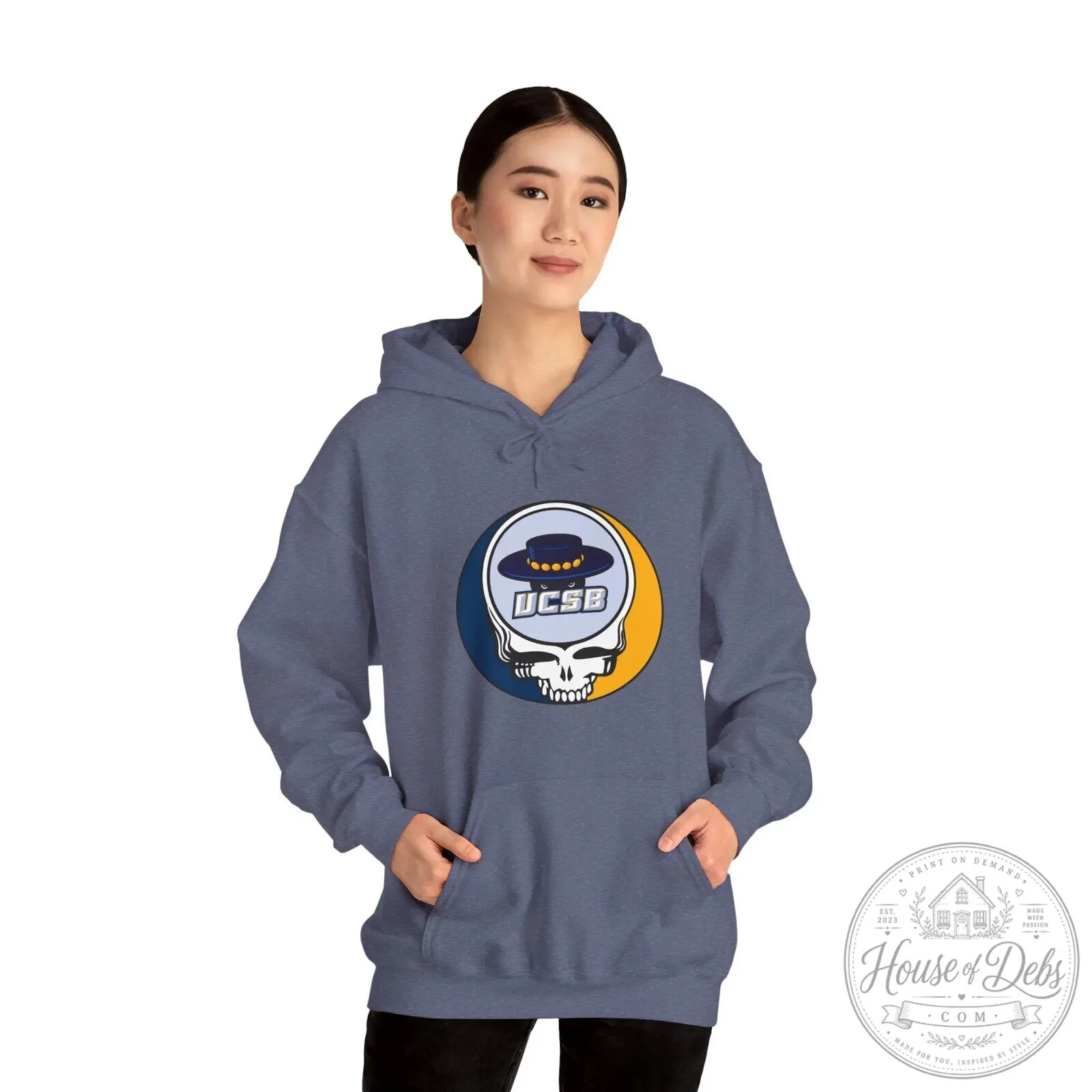 University of California Santa Barbara Grateful Dead Skull Logo Hoodie 26 University of California Santa Barbara Grateful Dead Skull Logo Hoodie