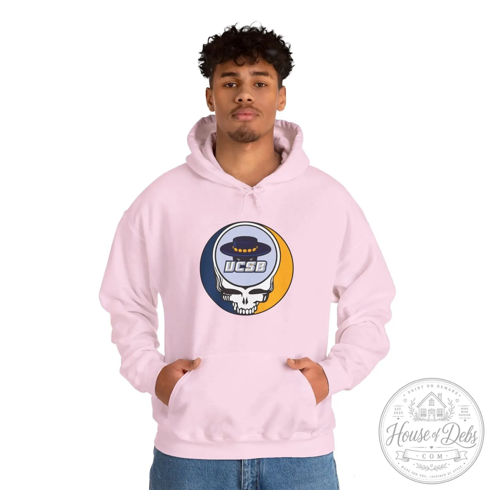 University of California Santa Barbara Grateful Dead Skull Logo Hoodie 27 University of California Santa Barbara Grateful Dead Skull Logo Hoodie