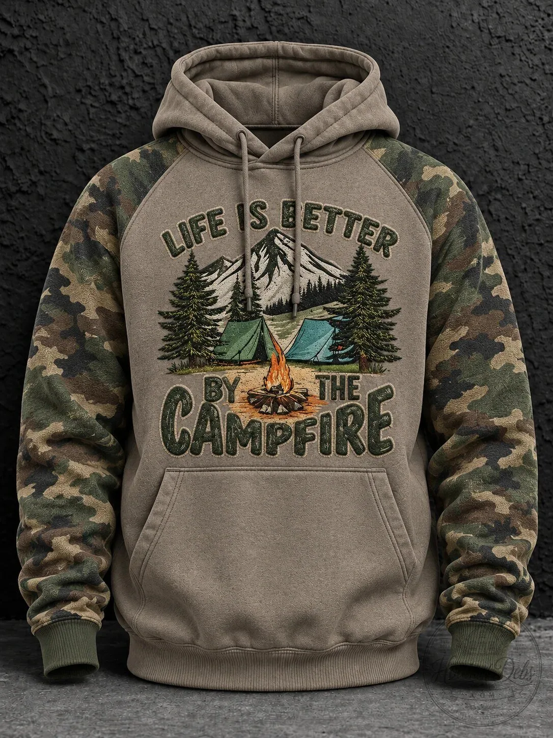 Life Is Better By The Campfire Camping Outdoor Adventure Hoodie