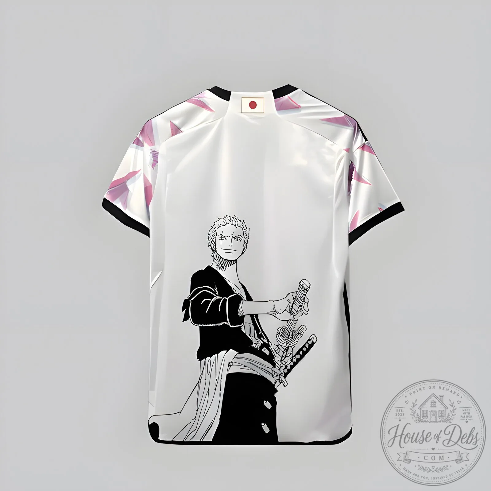 Roronoa Zoro One Piece Anime Manga Japanese Football Soccer Jersey