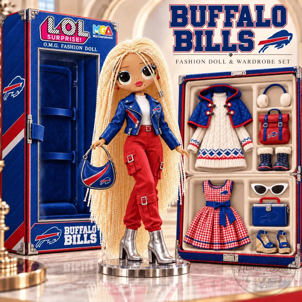 Buffalo Bills LOL Surprise OMG Fashion Doll and Wardrobe Set Buffalo Bills LOL Surprise OMG Fashion Doll and Wardrobe Set