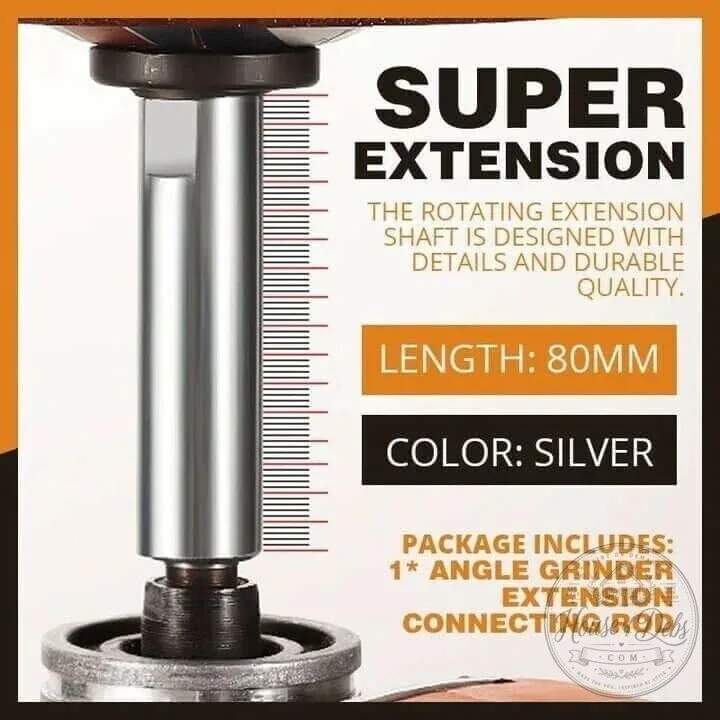 Angle Grinder Extension Connecting Rod Adapter for Extended Reach Polishing 18 Angle Grinder Extension Connecting Rod Adapter for Extended Reach Polishing