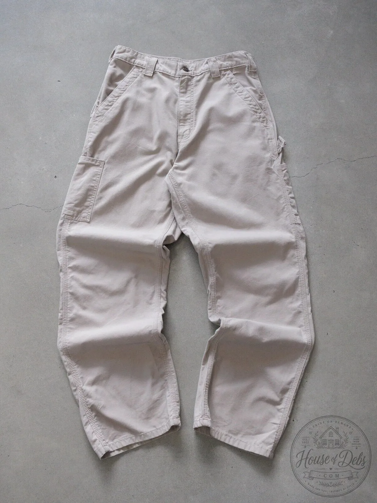 Carhartt Beige Carpenter Pants for Men and Women 6 Carhartt Beige Carpenter Pants for Men and Women