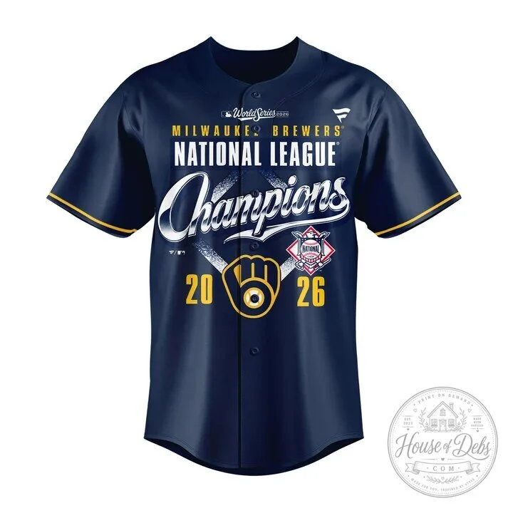 2026 Baseball Jersey of the Milwaukee Brewers - National League Champions Edition 8 2026 Baseball Jersey of the Milwaukee Brewers - National League Champions Edition
