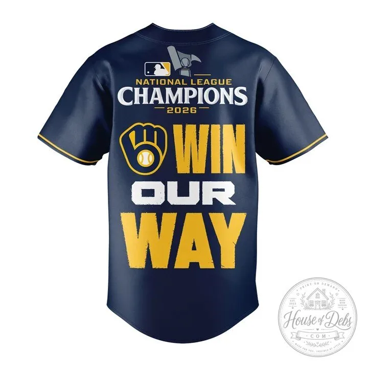 2026 Baseball Jersey of the Milwaukee Brewers - National League Champions Edition 9 2026 Baseball Jersey of the Milwaukee Brewers - National League Champions Edition