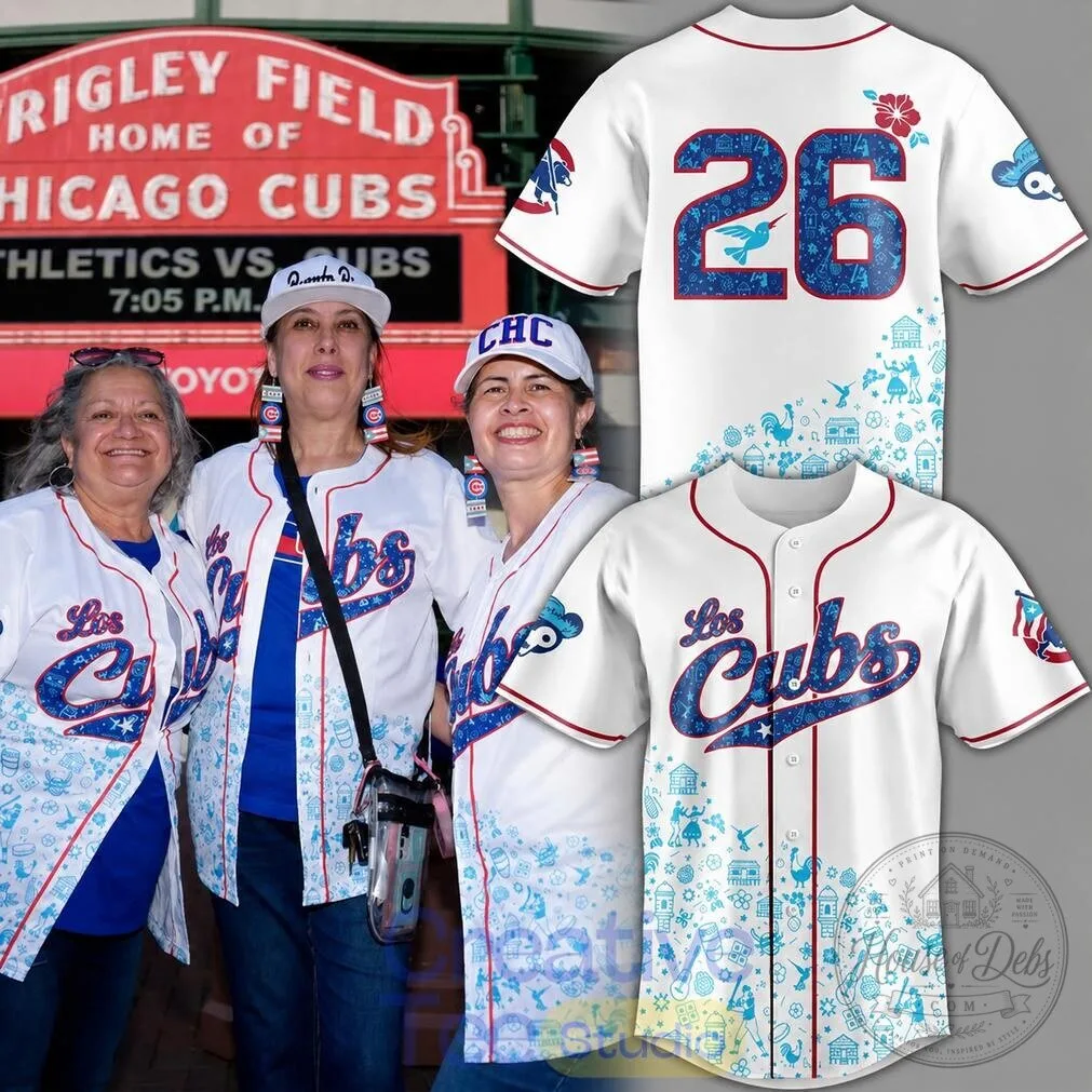 Chicago Cubs Baseball Puerto Rican Heritage Jersey