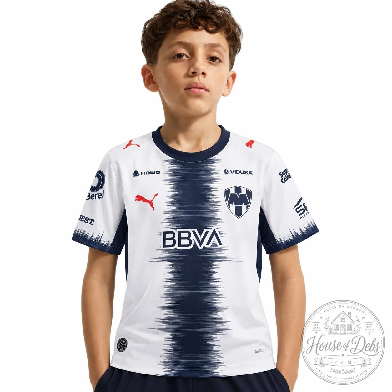 Club de Futbol Monterrey Rayados 2026-2027 Away Youth Soccer Jersey