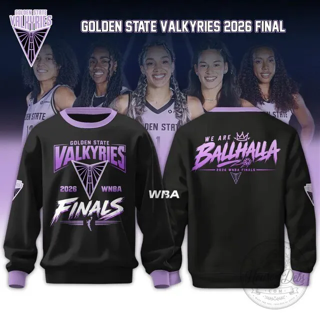 Golden State Valkyries 2026 WNBA Finals Black Basketball Sweatshirt