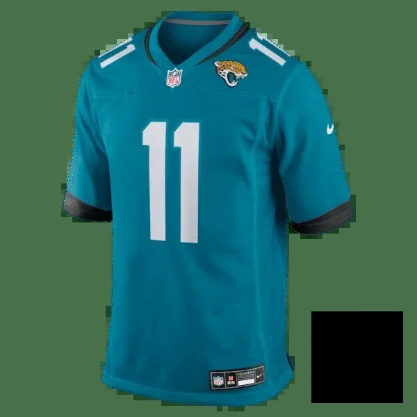 Jacksonville Jaguars Parker Washington Teal Game Day Football Jersey 13 Jacksonville Jaguars Parker Washington Teal Game Day Football Jersey